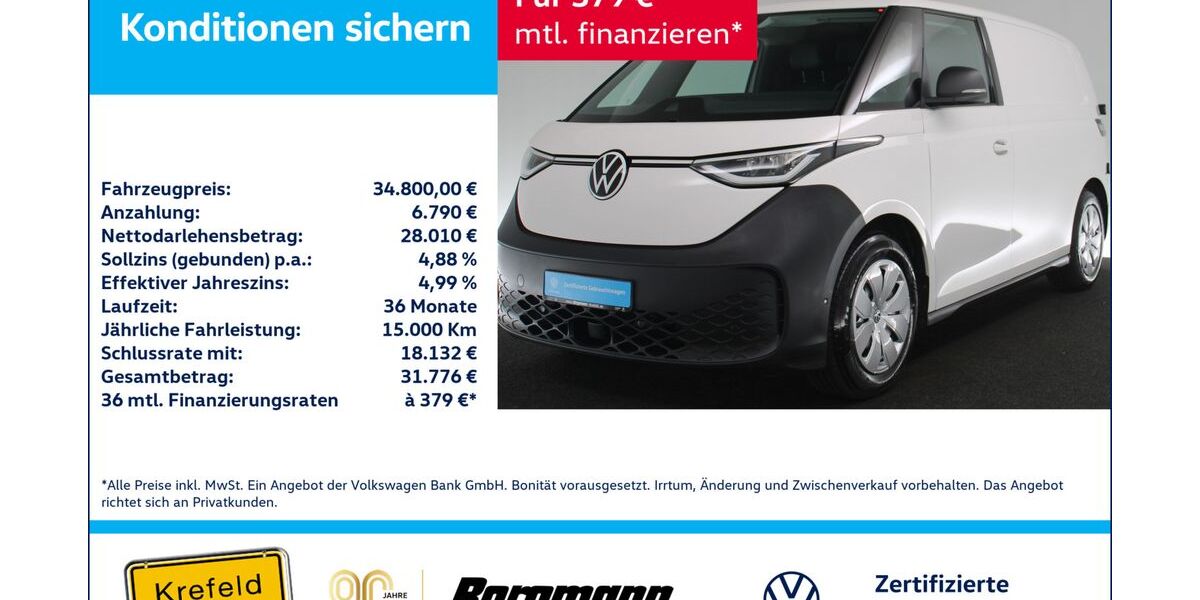 VW ID. Buzz 45.879 km 34.800 &euro; Krefeld 47803