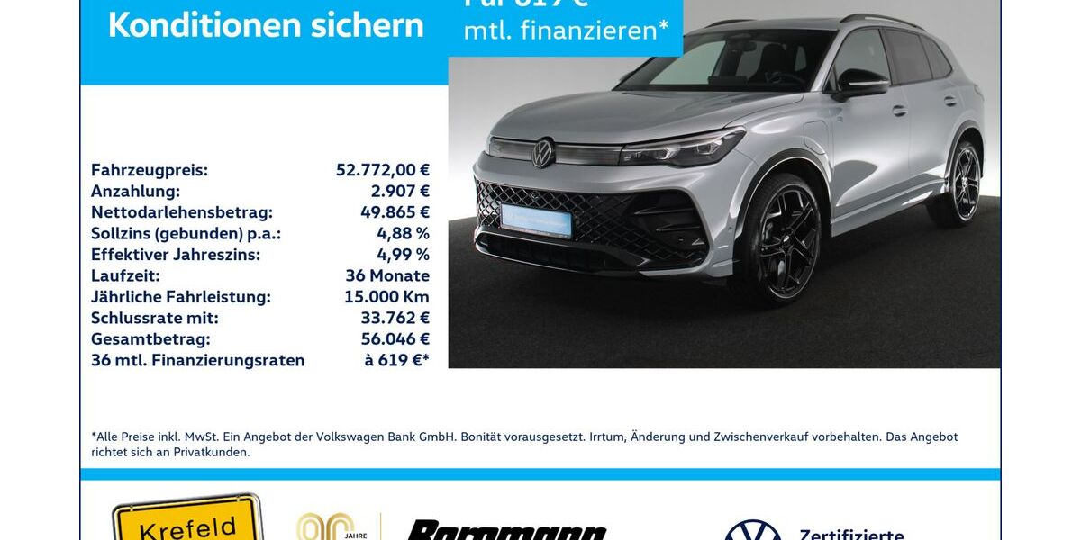 VW Tiguan 25.550 km 51.773 &euro; Krefeld 47803