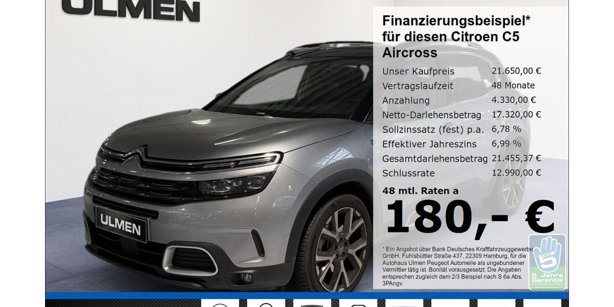 Citroen C5 Aircross 51.000 km 20.995 &euro; Düsseldorf 40233
