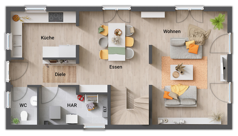 Einfamilienhaus Brüggen - 4 Zimmer, 125 m&sup2;, 446.745&euro; | Angebot:25739052