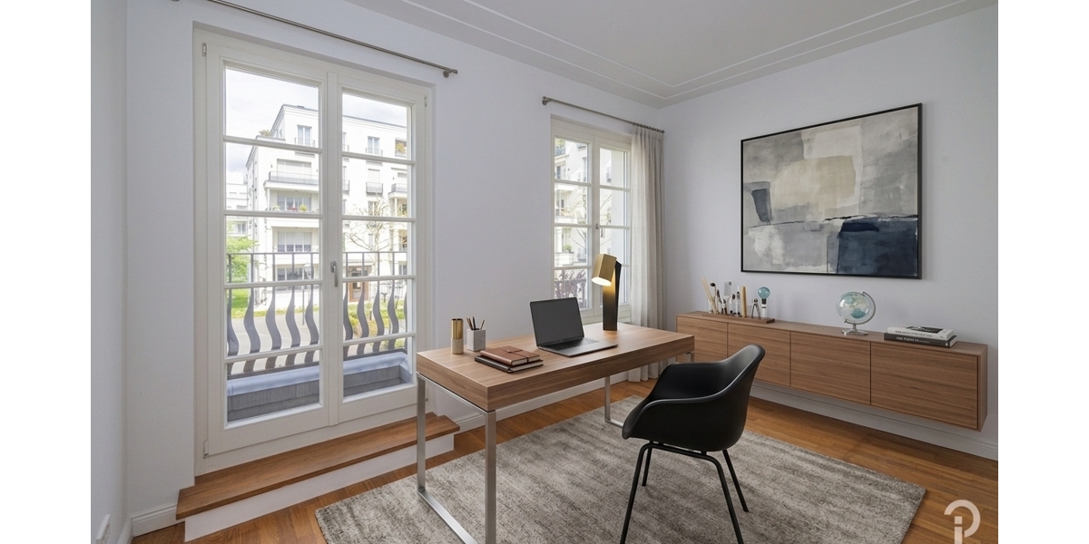 Wohnen in hochwertigem Ambiente mit internationalem Flair. 3 Zi-Wohnung in den Heinrich-Heine-Gärten - Etagenwohnung Düsseldorf Heerdt | Angebot:26645361