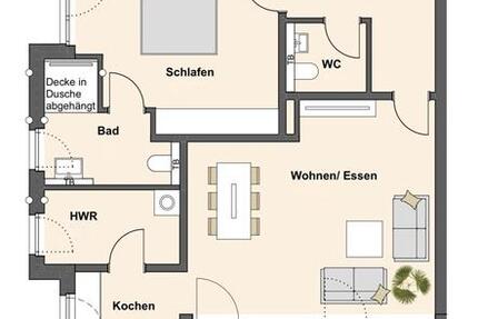 Wohnung Neukirchen-Vluyn Vluyn - 3 Zimmer, 93 m&sup2;, 1.250&euro; | Angebot:25858781
