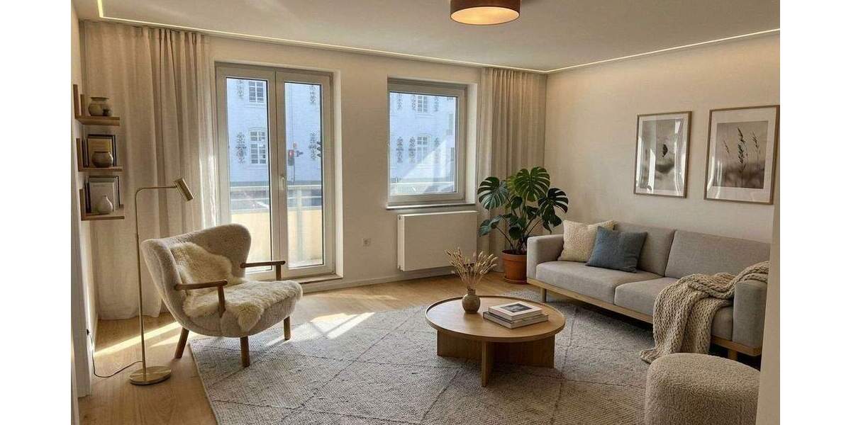 Etagenwohnung Düsseldorf Rath - 2 Zimmer, 63 m&sup2;, 250.000&euro; | Angebot:25751219