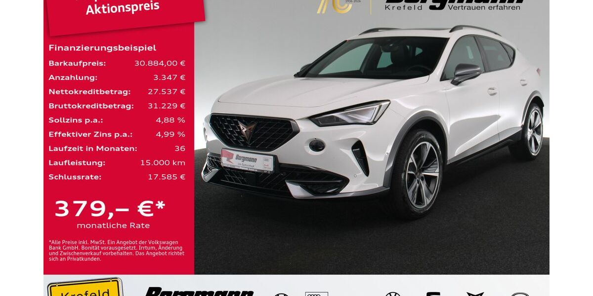 Cupra Formentor 31.516 km 30.446 &euro; Krefeld 47803