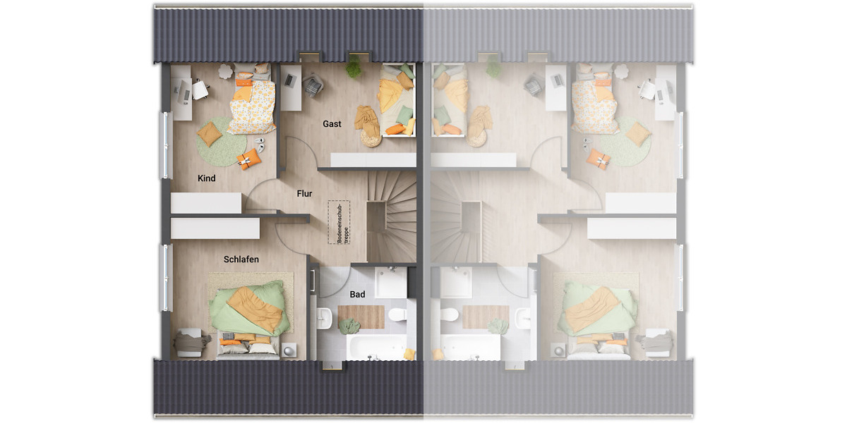 Doppelhaushälfte Brüggen - 4 Zimmer, 116 m&sup2;, 421.635&euro; | Angebot:25692550