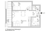 Etagenwohnung Rheurdt - 2 Zimmer, 49 m&sup2;, 331&euro; | Angebot:25379005