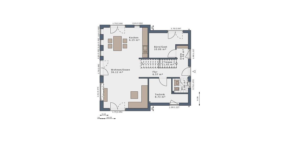 Einfamilienhaus Moers - 5 Zimmer, 140 m&sup2;, 2.200&euro; | Angebot:26665365