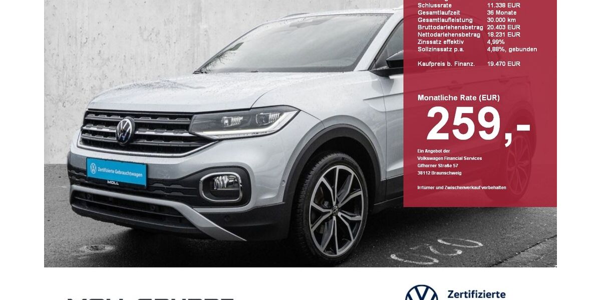 VW T-Cross 20.000 km 19.470 &euro; Düsseldorf 40474