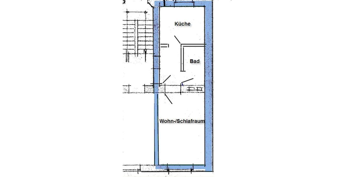 Erdgeschoßwohnung Düsseldorf Stadtbezirk 7 - 1 Zimmer, 29 m&sup2;, 435&euro; | Angebot:25988823