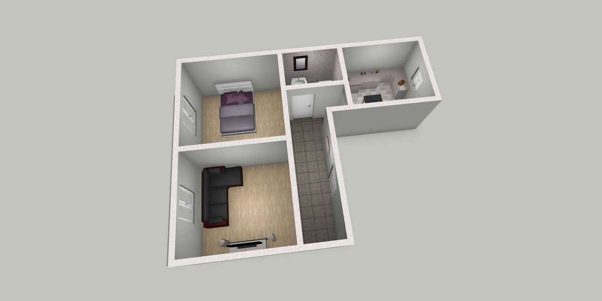Etagenwohnung Krefeld - 2 Zimmer, 40 m&sup2;, 370&euro; | Angebot:27109667