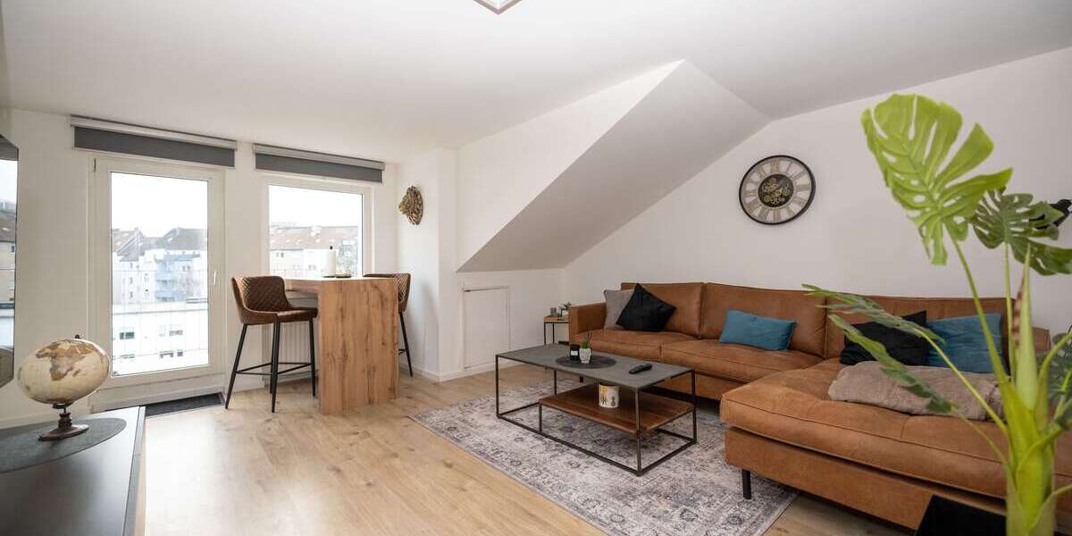 Etagenwohnung Duisburg Kaßlerfeld - 2 Zimmer, 44 m&sup2;, 495&euro; | Angebot:25935912